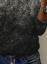 Women's Long Sleeve Tee T-shirt Spring/Fall Ombre Jersey Crew Neck Daily Going Out Casual Top