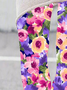 Women's Casual Floral Jersey All Season Long Leggings