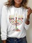 Women's Long Sleeve Tee T-shirt Spring/Fall Festival Jersey Crew Neck Daily Going Out Casual Top