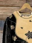 Women's Crew Neck Leaf Casual Spring/Fall Long Sleeve Floral Sweatshirt