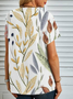 Women's Short Sleeve Tee T-shirt Summer Floral Jersey Crew Neck Daily Going Out Casual Top