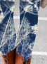 Women's Dandelion Casual All Season Long Floral Leggings
