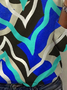 Women's Long Sleeve Tee T-shirt Spring/Fall Geometric Jersey Crew Neck Daily Going Out Casual Top