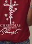 Women's Short Sleeve Tee T-shirt Summer Text Letters Jersey V Neck Daily Going Out Casual Top
