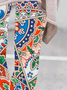 Women's Casual Ethnic Jersey All Season Long Leggings