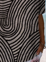 Women's Short Sleeve Blouse Summer Geometric Cotton Crew Neck Daily Going Out Casual Top