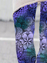 Women's Casual Ethnic Jersey All Season Long Leggings