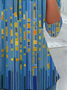Women's Long Sleeve Tee T-shirt Spring/Fall Geometric Jersey Crew Neck Daily Going Out Casual Top