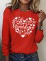 Women's Long Sleeve Tee T-shirt Spring/Fall Plaid Crew Neck Vintage Top