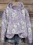 Women's 3D Flowers Spring/Fall Long Sleeve Vintage Daily Hoodie