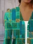 Women's Spring/Fall Outerwear Casual Geometric Jersey Shawl Jacket