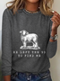 Women's Long Sleeve Blouse Spring/Fall Text Letters Crew Neck Daily Going Out Casual Top