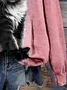 Women's Crew Neck Cat Casual Spring/Fall Long Sleeve Sweatshirt