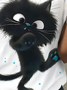 Women's Short Sleeve Tee T-shirt Summer Cat Jersey Crew Neck Daily Going Out Casual Top