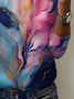 Women's Long Sleeve Tee T-shirt Spring/Fall Abstract Jersey Crew Neck Daily Going Out Casual Top