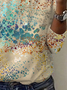 Women's Long Sleeve Tee T-shirt Spring/Fall Abstract Jersey Crew Neck Daily Going Out Casual Top