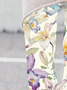 Women's Casual Floral Jersey All Season Long Leggings