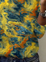 Women's Long Sleeve Tee T-shirt Spring/Fall Abstract Jersey Crew Neck Daily Going Out Casual Top