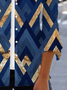 Women's Spring/Fall Outerwear Casual Geometric Jersey Shawl Jacket