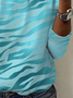 Women's Long Sleeve Tee T-shirt Spring/Fall Geometric Jersey Crew Neck Daily Going Out Casual Top
