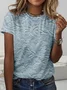 Women's Short Sleeve Tee T-shirt Summer 3D Printing Jersey Crew Neck Holiday Going Out Vintage Top
