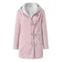 Women's Autumn Outerwear Casual Suede Plain Long Sleeve Hoodie Jacket