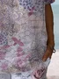 Women's Short Sleeve Blouse Summer Floral Cotton Crew Neck Daily Going Out Casual Top