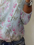 Women's Long Sleeve Tee T-shirt Spring/Fall Floral Jersey Crew Neck Daily Going Out Casual Top