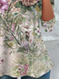Women's Long Sleeve Tee T-shirt Spring/Fall Floral Jersey Crew Neck Daily Going Out Casual Top
