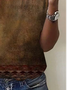 Women's Short Sleeve Tee T-shirt Summer Ethnic Jersey Crew Neck Daily Going Out Casual Top