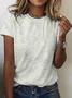 Women's Short Sleeve Tee T-shirt Summer Animal Crew Neck Vintage Top