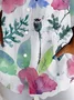 Women's Long Sleeve Shirt Spring/Fall Floral Shirt Collar Daily Going Out Casual Top