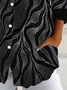 Women's Long Sleeve Shirt Spring/Fall Geometric Shirt Collar Daily Going Out Casual Top