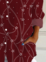 Women's Long Sleeve Shirt Spring/Fall Abstract Buckle Shirt Collar Daily Going Out Casual Top