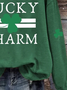Women's Text Letters Spring/Fall Printing Long Sleeve Casual Daily Hoodie