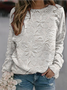Women's Crew Neck 3D Printing Vintage Spring/Fall Long Sleeve Sweatshirt