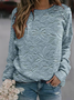 Women's Crew Neck 3D Printing Vintage Spring/Fall Long Sleeve Sweatshirt