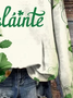 Women's Floral Crew Neck Printing Casual Spring/Fall Long Sleeve Sweatshirt