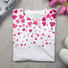 Women's Long Sleeve Tee T-shirt Spring/Fall Heart/Cordate Printing Crew Neck Casual Graphic Tee Top