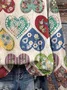 Women's Crew Neck Floral Printing Casual Spring/Fall Long Sleeve Sweatshirt