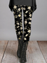 Women's Casual Floral Jersey All Season Printing Long Leggings
