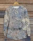 Women's Printing Floral Daily Going Out Two Piece Set Long Sleeve Casual Spring/Fall Top With Pants Matching Set