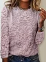 Women's Long Sleeve Tee T-shirt Spring/Fall 3D Printing Jersey Crew Neck Holiday Going Out Vintage Top