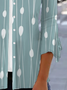 Women's Spring/Fall Cover-up Casual Striped Printing Lightweight Cardigan