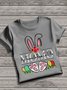Women's Animal Short Sleeve Tee T-shirt Crew Neck Vintage Summer Top