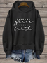 Women's Text Letters Spring/Fall Long Sleeve Casual Daily Hoodie