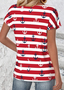 Women's 3D Printing Sleeveless Tee T-shirt Crew Neck Casual Summer Top