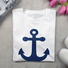 Women's Long Sleeve Tee T-shirt Spring/Fall Anchor Printing Crew Neck Casual Graphic Tee Top