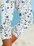 Women's Trousers Elastic Waist Legging Daily Going Out Casual Printing Floral Summer Pants