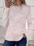 Women's Floral Long Sleeve Tee T-shirt Crew Neck Printing Casual Spring/Fall Graphic Tee Top